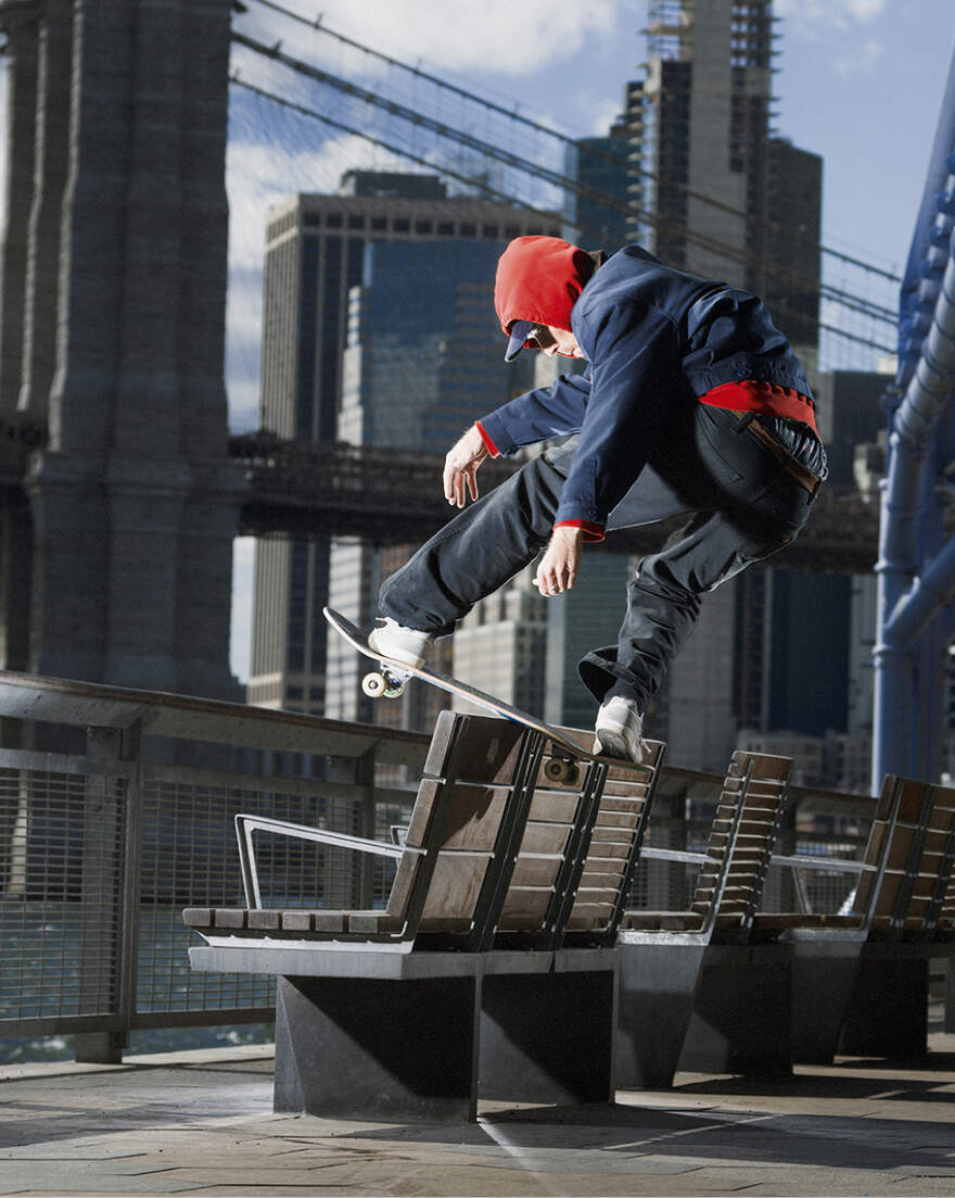 Jake Hayes skateboarding