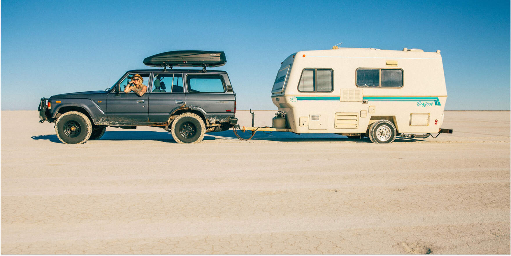 Francis and trailer