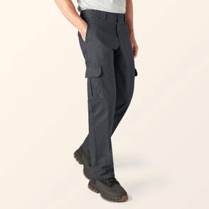 DICKIES Men's Relaxed Fit Fleece Cargo Sweatpants - Eastern