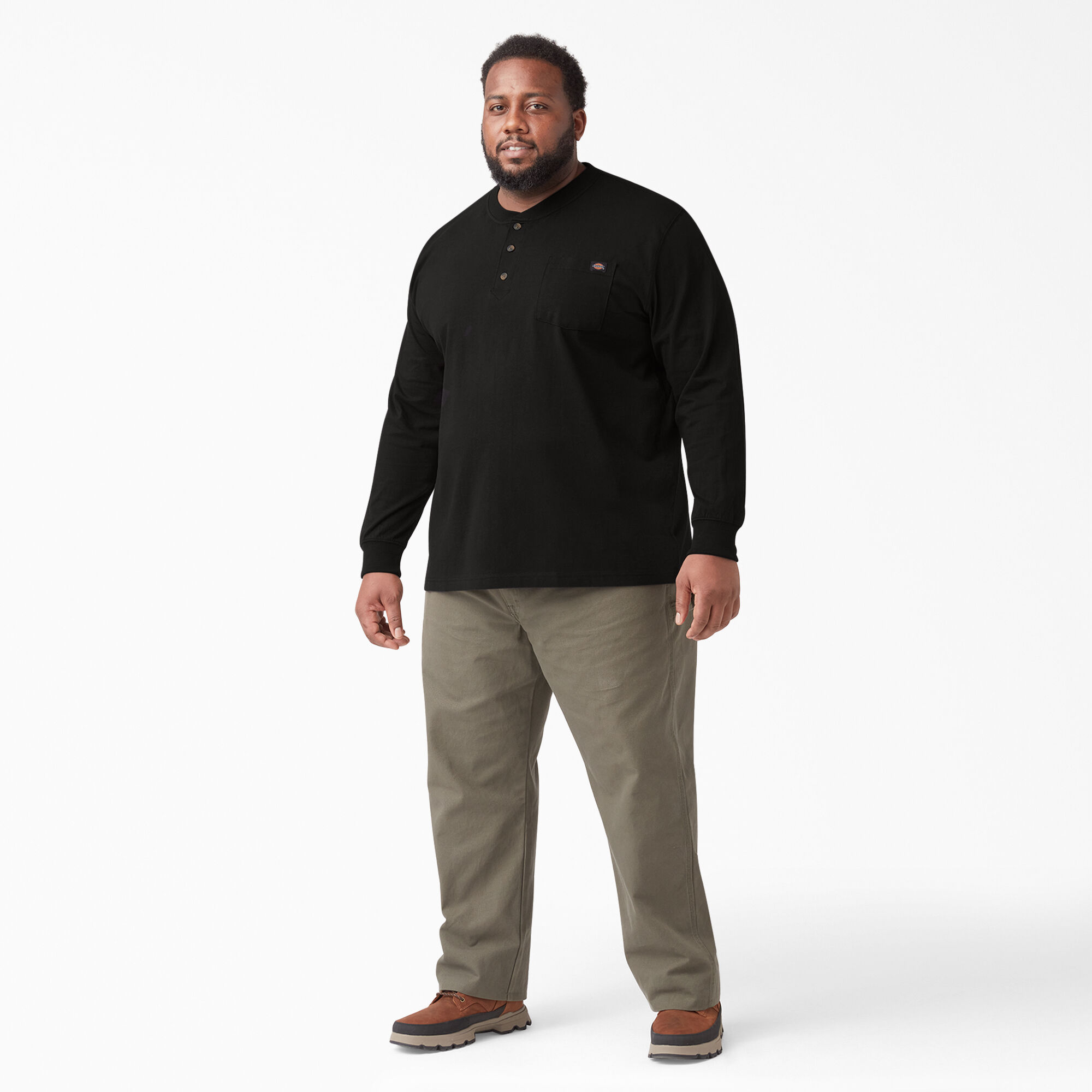 Long Sleeve Heavyweight Henley Shirt Dickies Dickies Canada