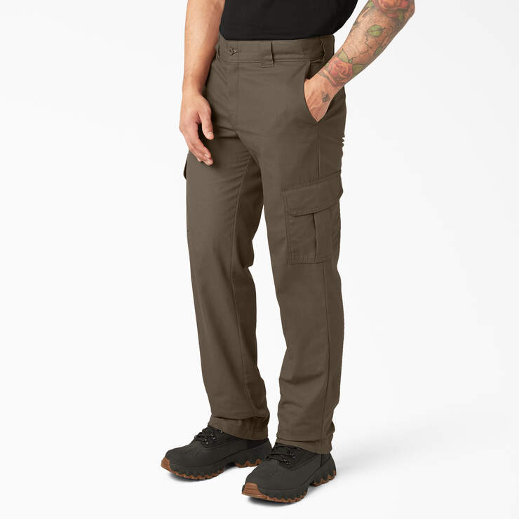 Pantalon cargo de coupe standard en tissu FLEX - Mushroom (MR1) numéro de l’image 3