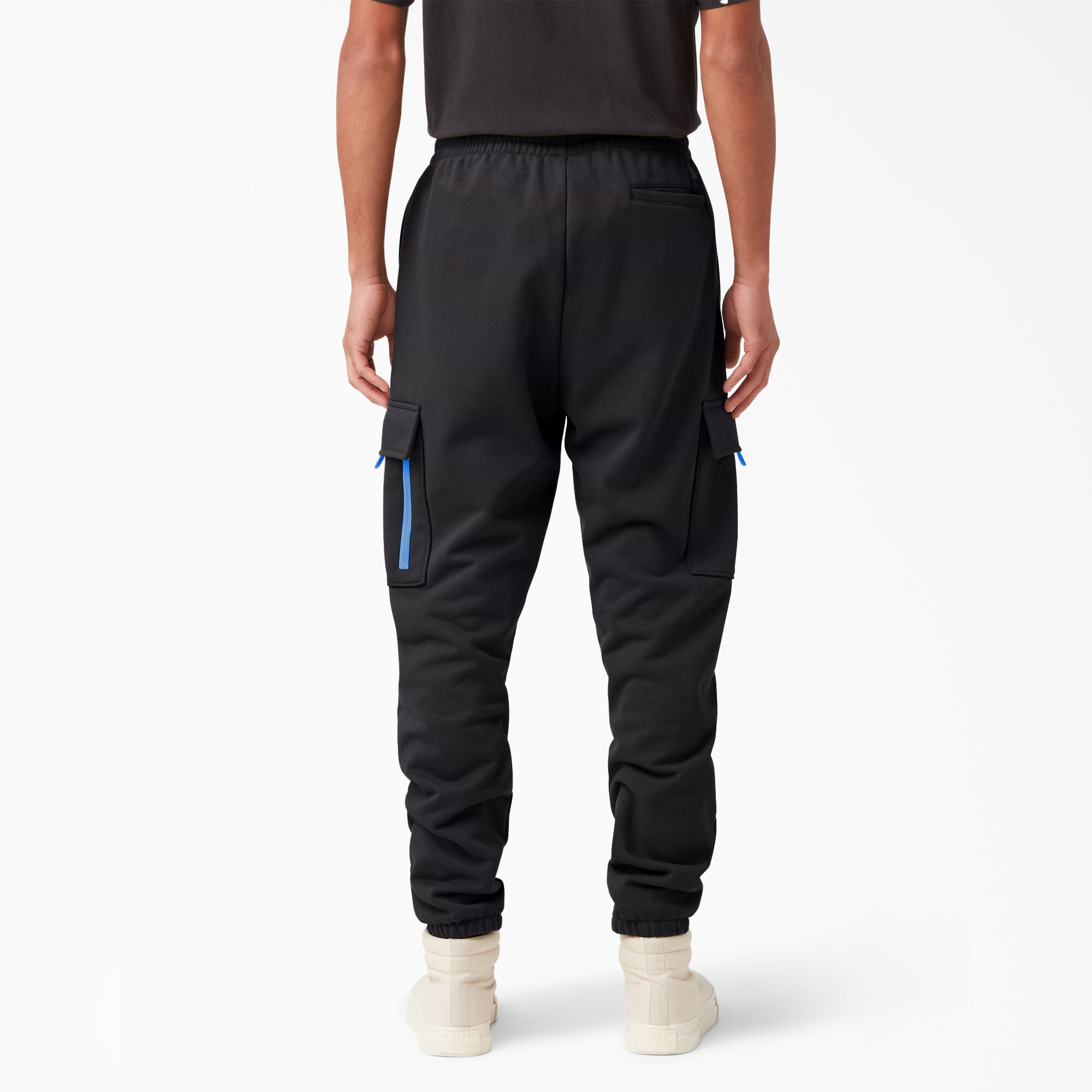 Black cargo sweatpants top
