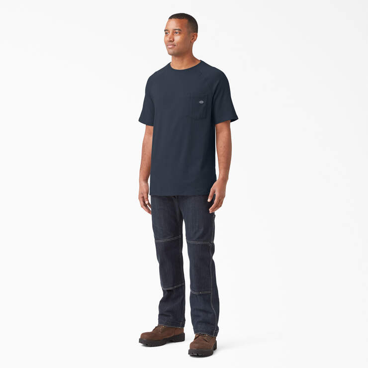 Cooling Short Sleeve Pocket T-Shirt - Dark Navy (DN) image number 7