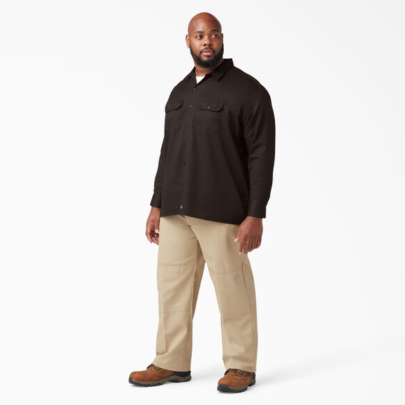 Long Sleeve Work Shirt - Dark Brown &#40;DB&#41;