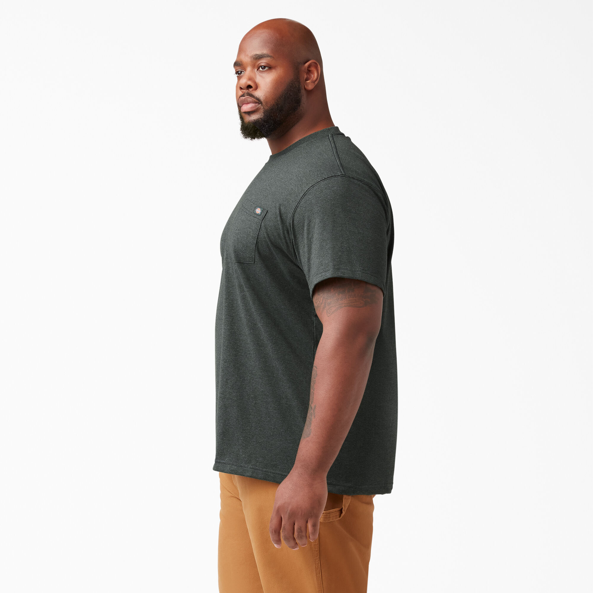 Men s Heavyweight Heathered Short Sleeve Pocket T Shirt Dickies Canada