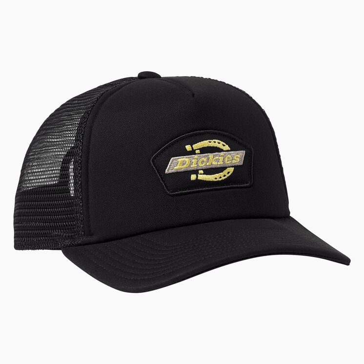 Casquette de camionneur &agrave; profil moyen en mousse - Black &#40;BK&#41;