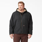 Duck High Pile Fleece Lined Hooded Jacket - Rinsed Black &#40;RBK&#41;