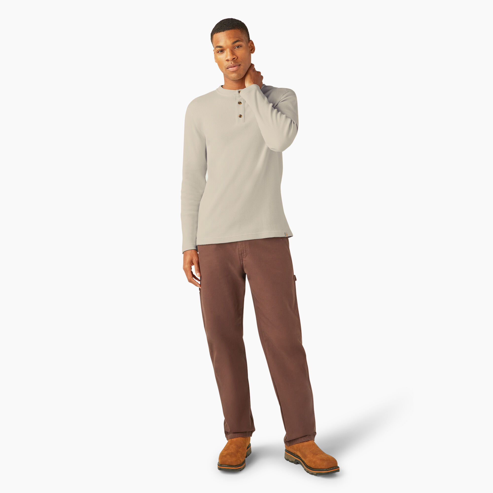 Dickies waffle thermal shirt top
