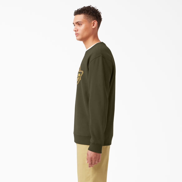Chandail molletonn&eacute; avec logo - Military Green &#40;ML&#41;