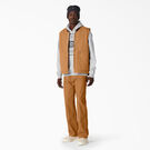 Stonewashed Duck High Pile Fleece Lined Vest - Stonewashed Brown Duck &#40;SBD&#41;