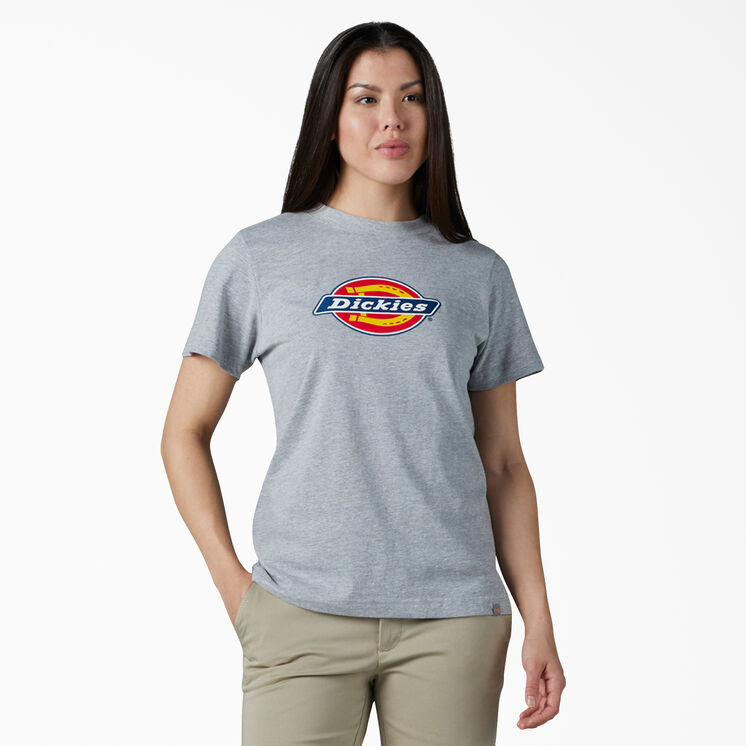 T-shirt avec logo pour femmes - Heather Gray &#40;HG&#41;
