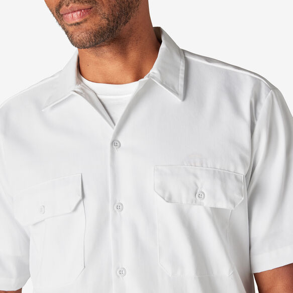 Short Sleeve Work Shirt - White &#40;WH&#41;