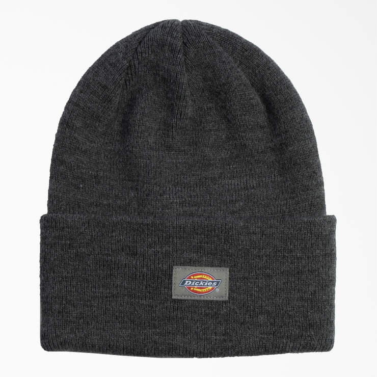 Cuffed Knit Beanie - Heather Charcoal (HCL) image number 1