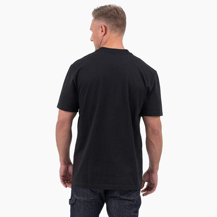 T-shirt imprimé avec logo tricolore à manches courtes - Black (KBK) numéro de l’image 2