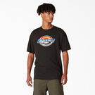 T-shirt d&eacute;lav&eacute; imprim&eacute; Dickies Skateboarding authentique - Black &#40;BK&#41;