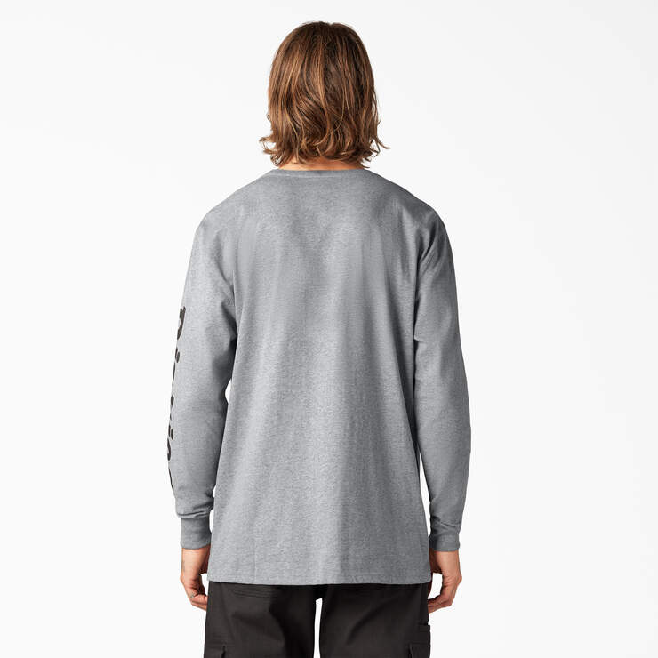 Heavyweight Long-Sleeve Graphic T-Shirt - Heather Gray (HG) image number 2