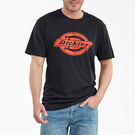 T-shirt d&eacute;contract&eacute; &agrave; manches courtes et &agrave; imprim&eacute; - Black &#40;BK&#41;
