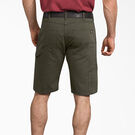 FLEX Regular Fit Duck Carpenter Shorts, 11&quot; - Stonewashed Moss Green &#40;SMS&#41;