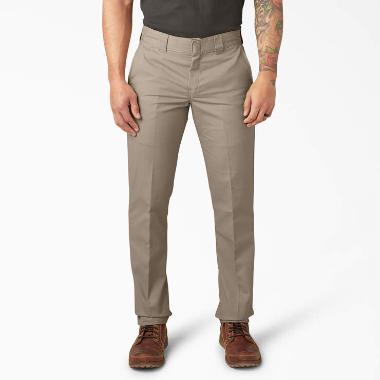 Pantalon de travail ajusté à poche multi-usage et à jambe fuselée - Desert Sand (DS) numéro de l’image 1