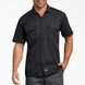 Flex Relaxed Fit Short Sleeve Twill Work Shirt - Black &#40;BK&#41;