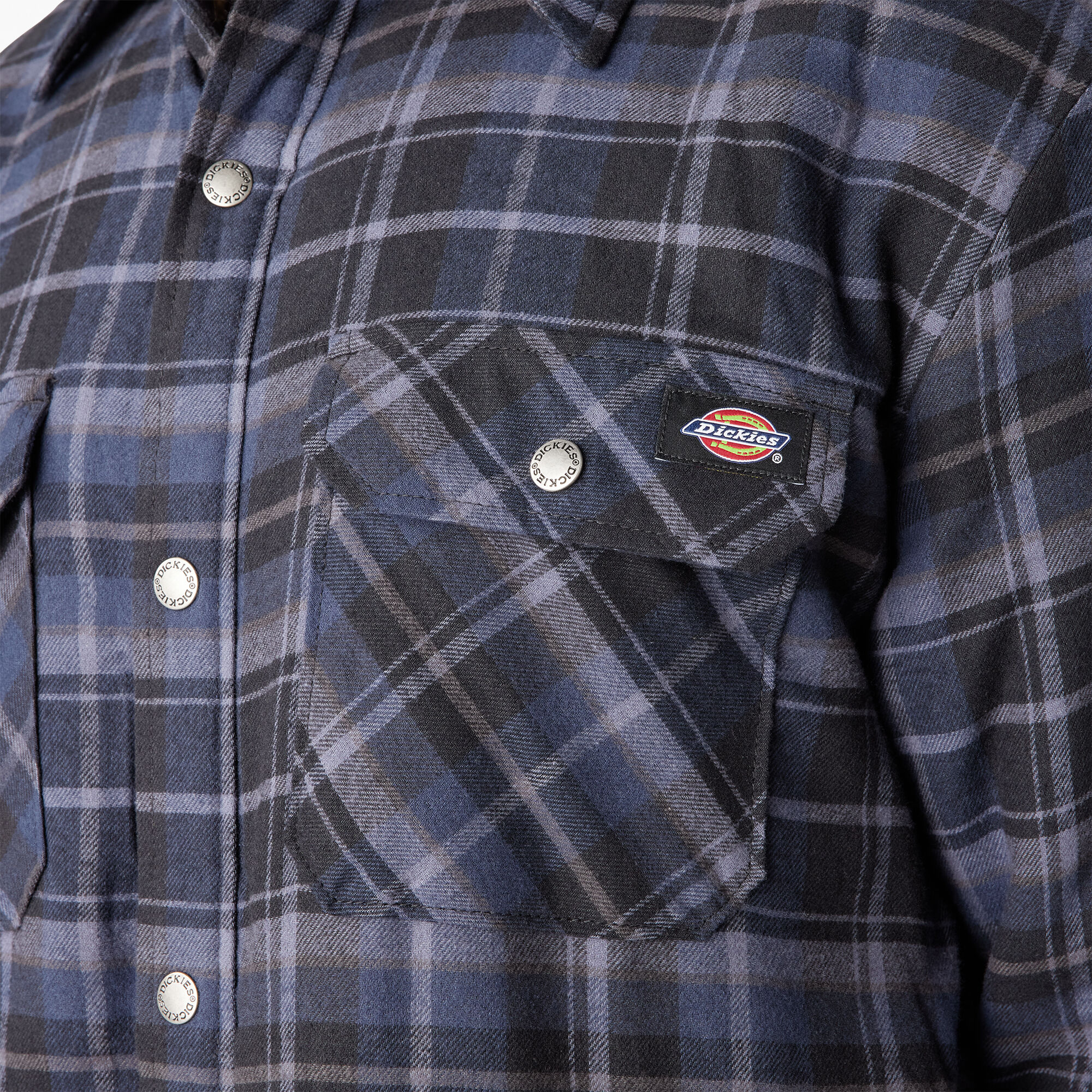 High Pile Fleece Lined Flannel Shirt Jacket with DWR | Men's Shirt