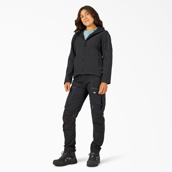 Women&#39;s Performance Workwear Softshell Jacket - Black &#40;BK&#41;