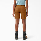 Women&#39;s FLEX DuraTech Straight Fit Shorts, 9&quot; - Brown Duck &#40;BD&#41;