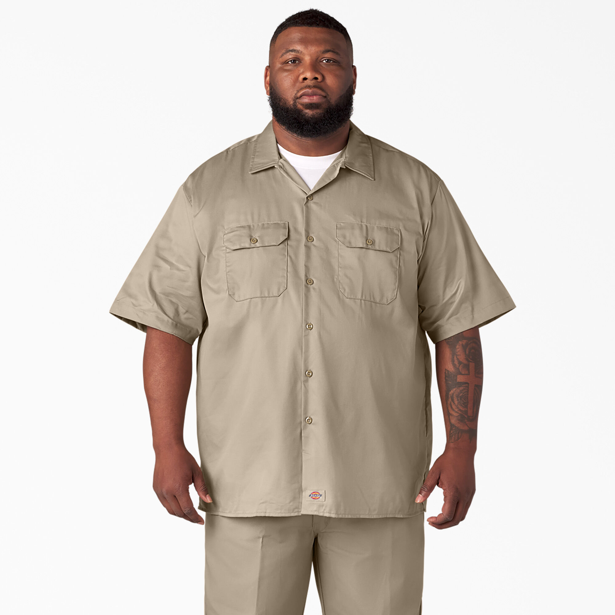Dickies short sleeve button up deals