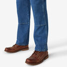 Relaxed Fit Double Knee Jeans - Stonewashed Indigo Blue &#40;SNB&#41;
