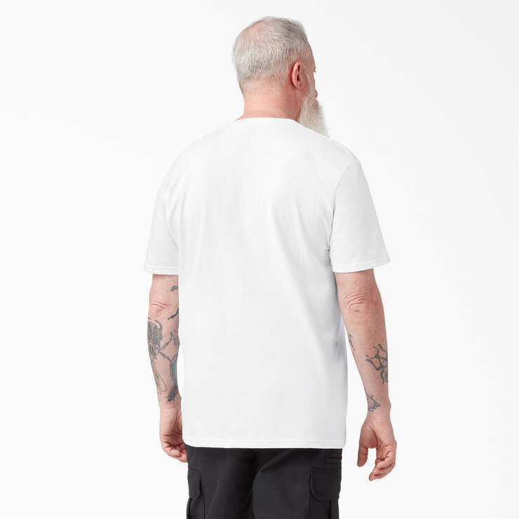 Short Sleeve Relaxed Fit Icon Graphic T-Shirt - White (AWH) image number 2