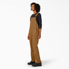 Women&#39;s Duck Double Front Bib Overalls - Rinsed Brown Duck &#40;RBD&#41;