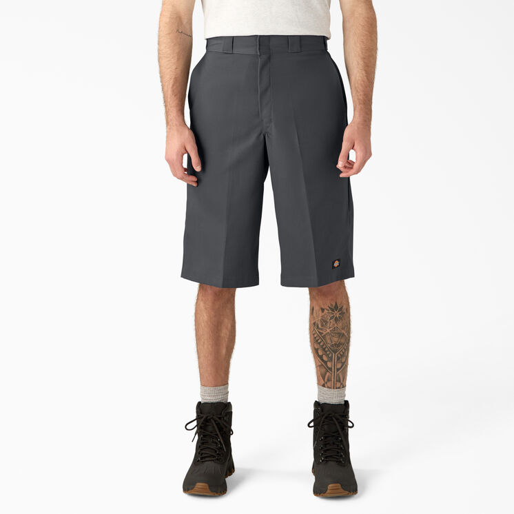 Loose Fit Multi-Use Pocket Work Shorts, 15&quot; - Charcoal Gray &#40;CH&#41;