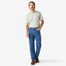 Relaxed Fit Double Knee Jeans - Stonewashed Indigo Blue &#40;SNB&#41;
