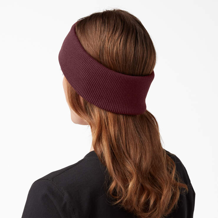Knit Headband - Burgundy (BY) image number 3