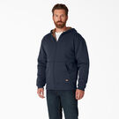 High Pile Fleece Lined Full Zip Hoodie - Dark Navy &#40;DN&#41;