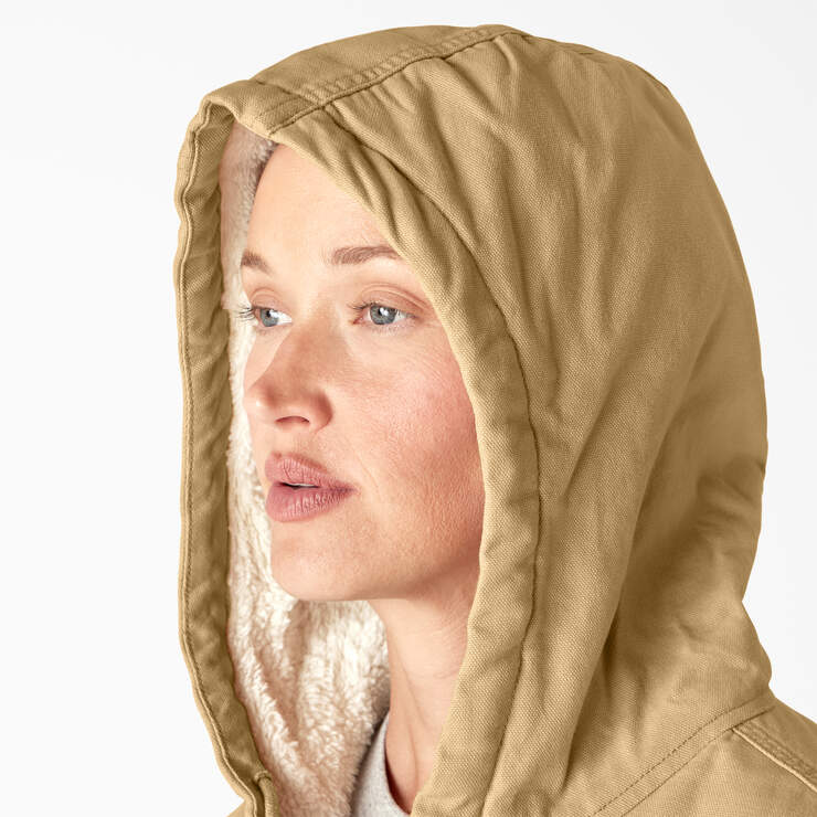 Manteau en toile de coutil avec doublure de molleton pour femmes - Rinsed Nubuck (RNU) numéro de l’image 5