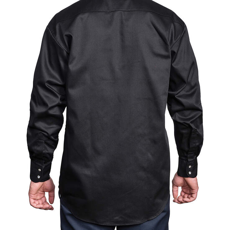 Chemise à manches longues avec fermeture à bouton - Black (BK) numéro de l’image 2