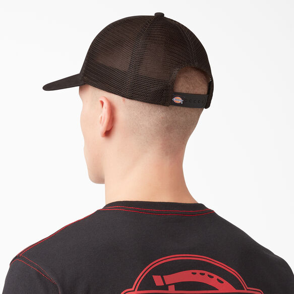 Patch Logo Trucker Cap - Dark Brown &#40;DB&#41;