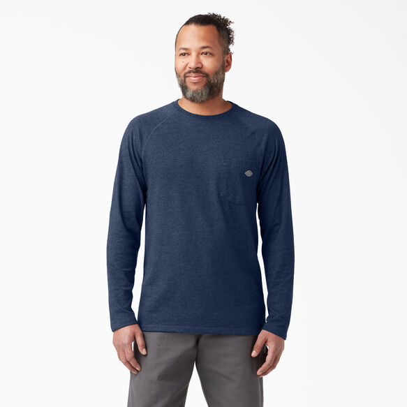 Cooling Long Sleeve T-Shirt - Dark Navy Heather &#40;DNH&#41;