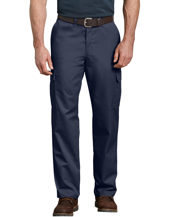 Industrial Relaxed Fit Straight Leg Cargo Pants Navy Blue | Dickies