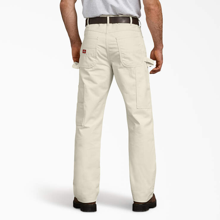 Relaxed Fit Double Knee Carpenter Painter's Pants - Natural Beige (NT) image number 2