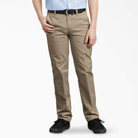 Pantalon kaki Ultimate à jambe droite de coupe ajustée à ceinture FlexWaist® pour garçons, 8-20 - Desert Sand (DS)