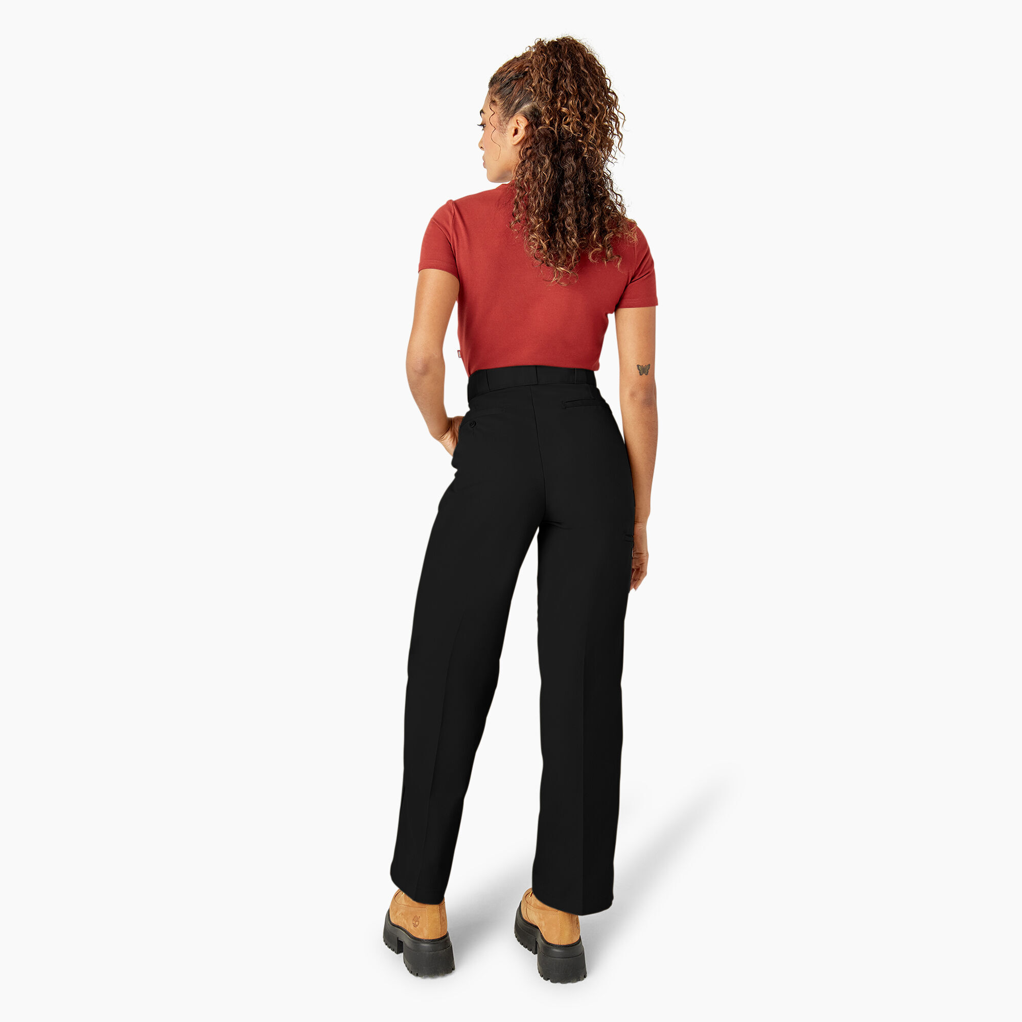 Dickies straight leg pants womens clearance