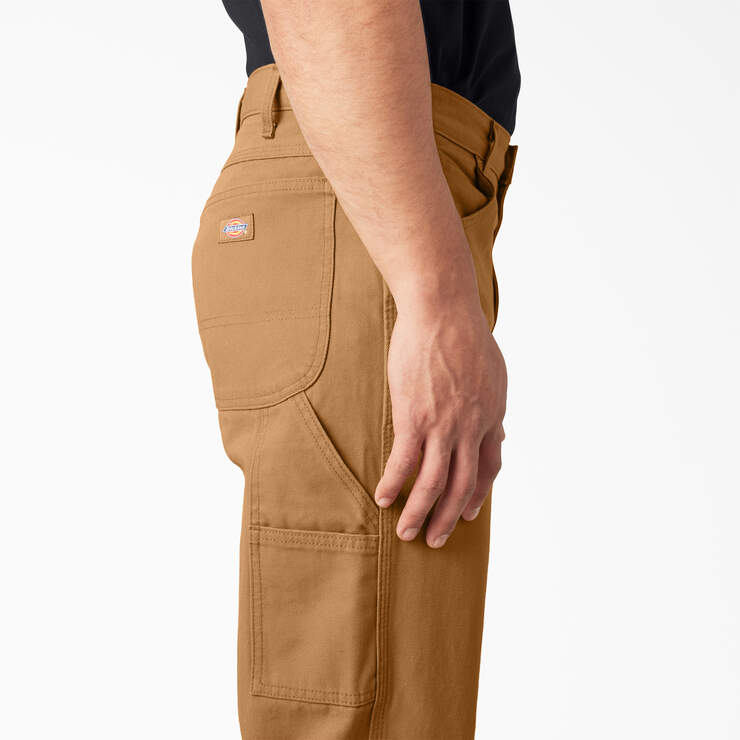 Pantalon menuisier de coupe décontractée en coutil épais - Rinsed Brown Duck (RBD) numéro de l’image 10