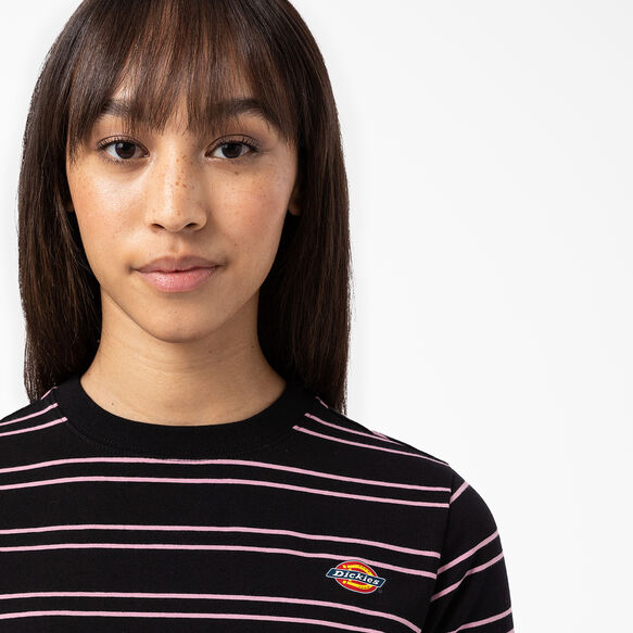 Women&#39;s Westover Stripe Short Sleeve T-Shirt - Black &#40;KBK&#41;