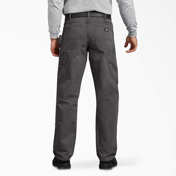 Relaxed Fit Sanded Duck Carpenter Pants - Rinsed Slate (RSL) image number 2