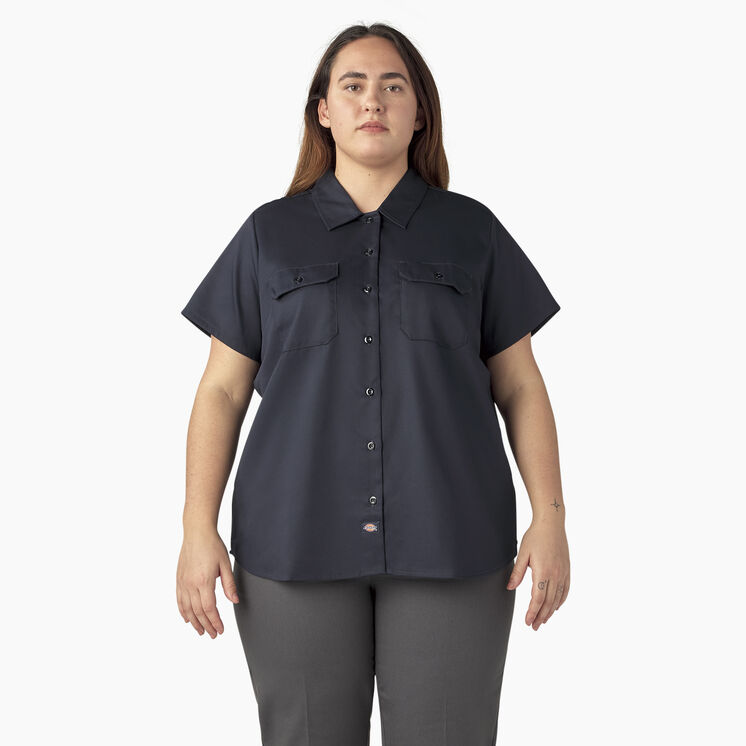Women&#39;s Plus 574 Original Work Shirt - Dark Navy &#40;ASN&#41;