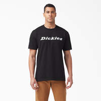 Short Sleeve Wordmark Graphic T-Shirt - Black (KBK)