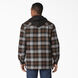 Veste-chemise en flanelle avec capuchon en molleton et technologie Hydroshield - Black Timber Ombre Plaid &#40;L2P&#41;