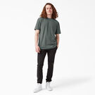 Heavyweight Heathered Short Sleeve Pocket T-Shirt - Hunter Green &#40;GHH&#41;